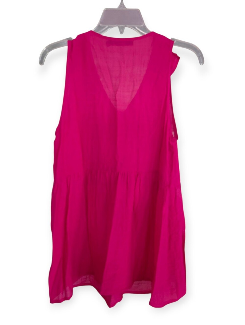 Doe & Rae Sleeveless Ruffle  Top - Picture 2 of 5